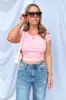 Hearts and Hashtags Rhinestone Buckle Tee - FINAL SALE sold by Madison + Mallory