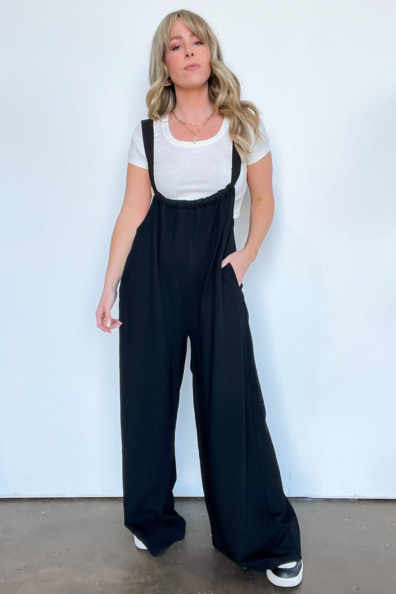Corrinah Drawstring Flowy Jumpsuit sold by Madison + Mallory product image thumbnail 2