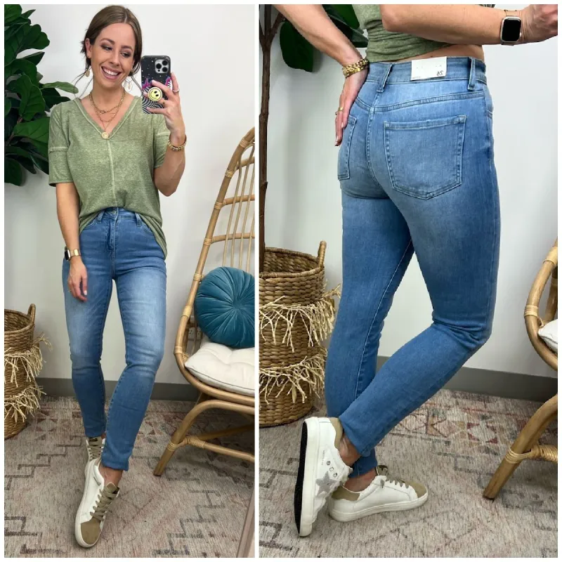 Lunas High Rise Skinny Jeans - FINAL SALE sold by Madison + Mallory