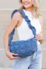 Indy Convertible Quilted Puffer Crossbody sold by Madison + Mallory