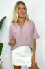 At My Best Button Down Relaxed Top - BACK IN STOCK sold by Madison + Mallory