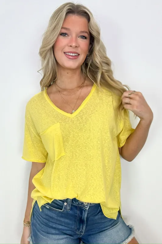 Kailani Effortless Relaxed Pocket Tee - FINAL SALE sold by Madison + Mallory