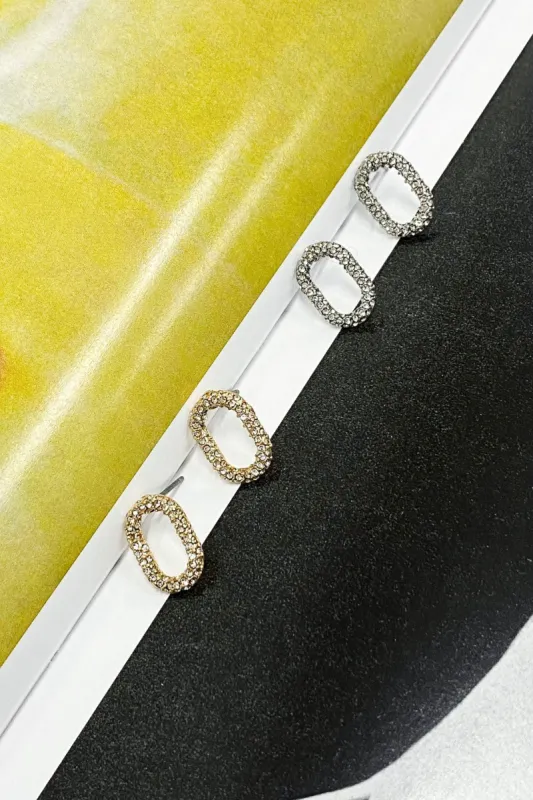 Show Off Crystal Detail Stud Earrings - FINAL SALE sold by Madison + Mallory
