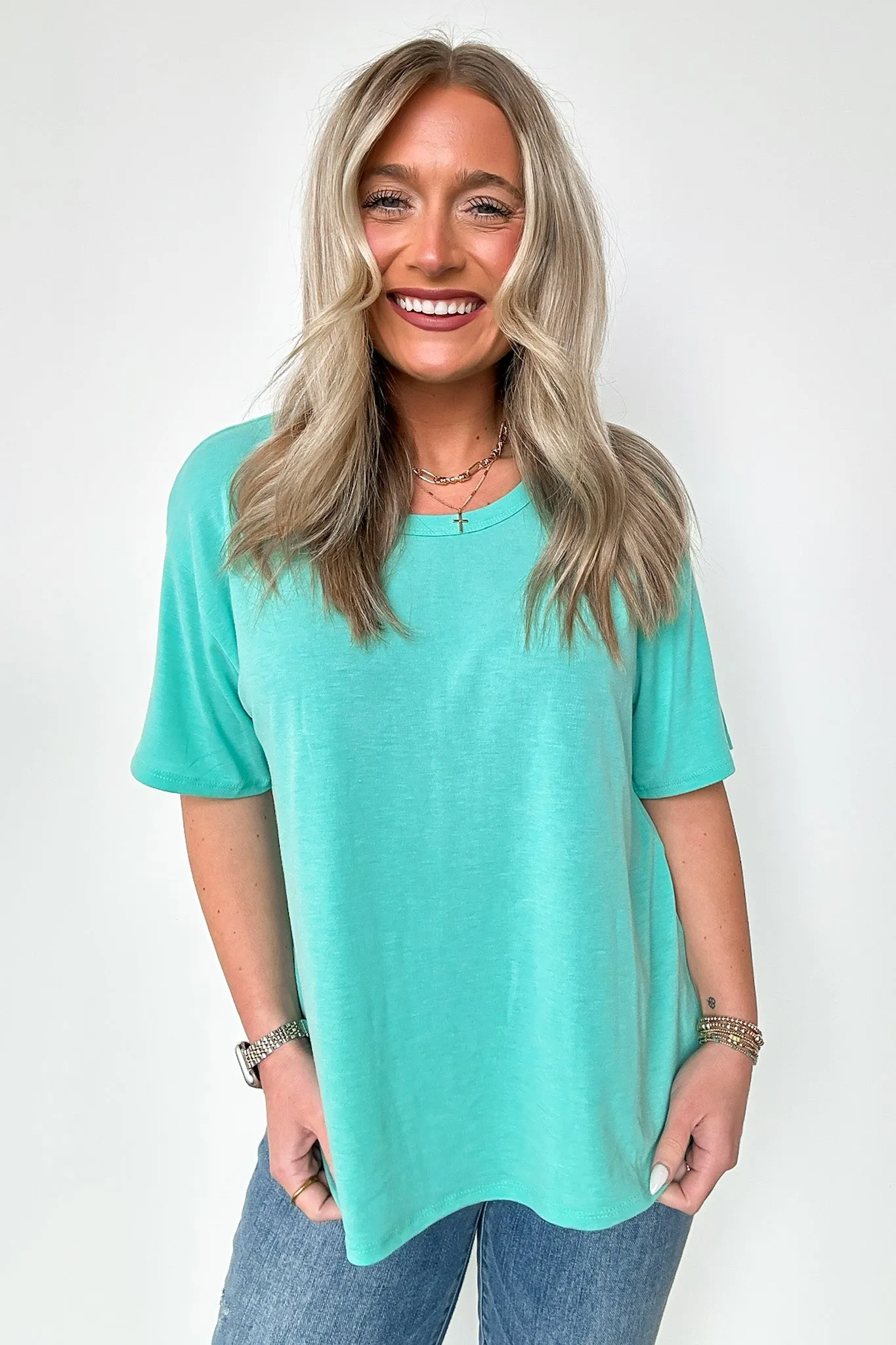 Odessah Short Sleeve Relaxed Fit Top - FINAL SALE sold by Madison + Mallory product image thumbnail 2