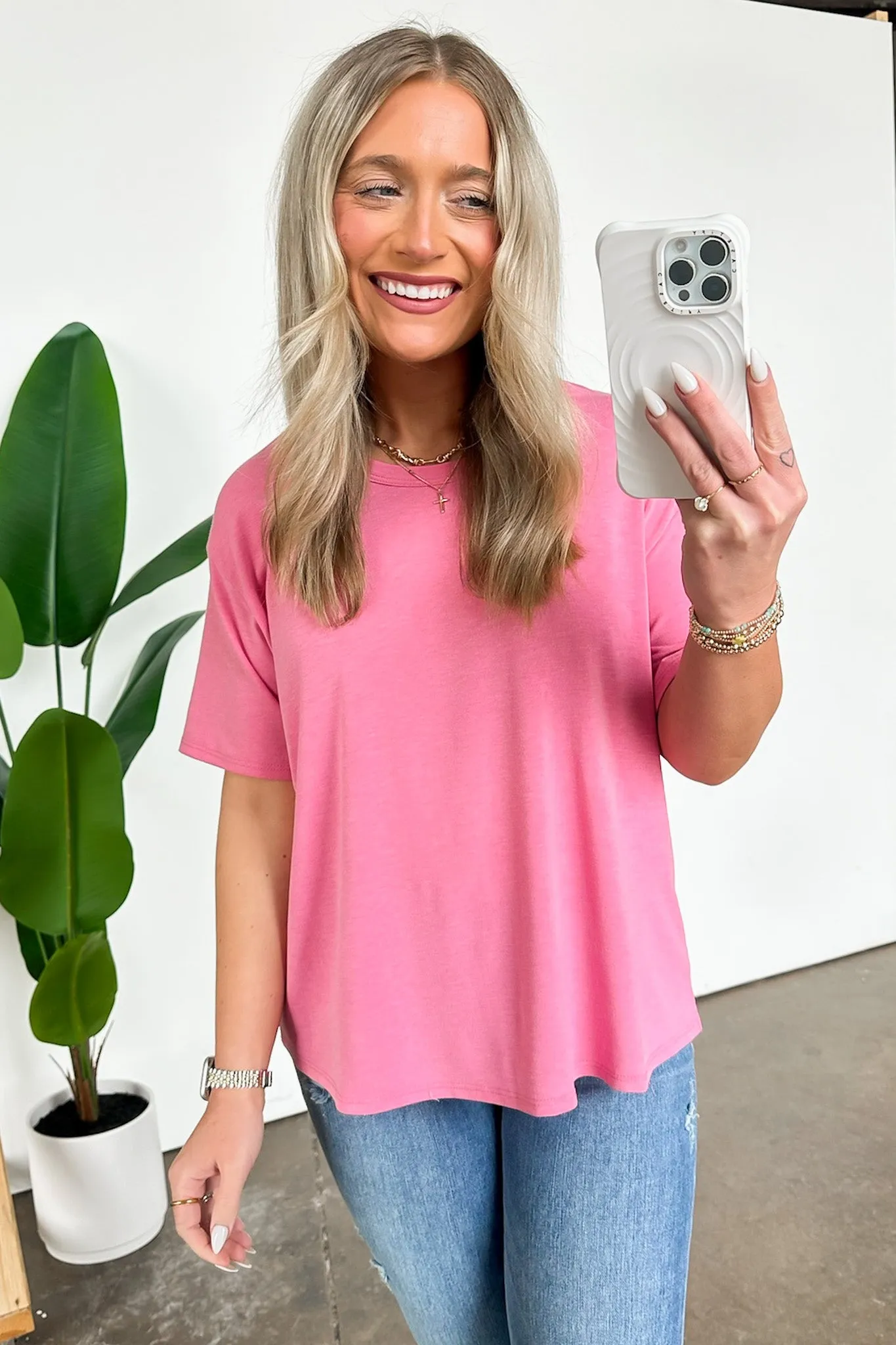 Odessah Short Sleeve Relaxed Fit Top - FINAL SALE sold by Madison + Mallory product image thumbnail 5