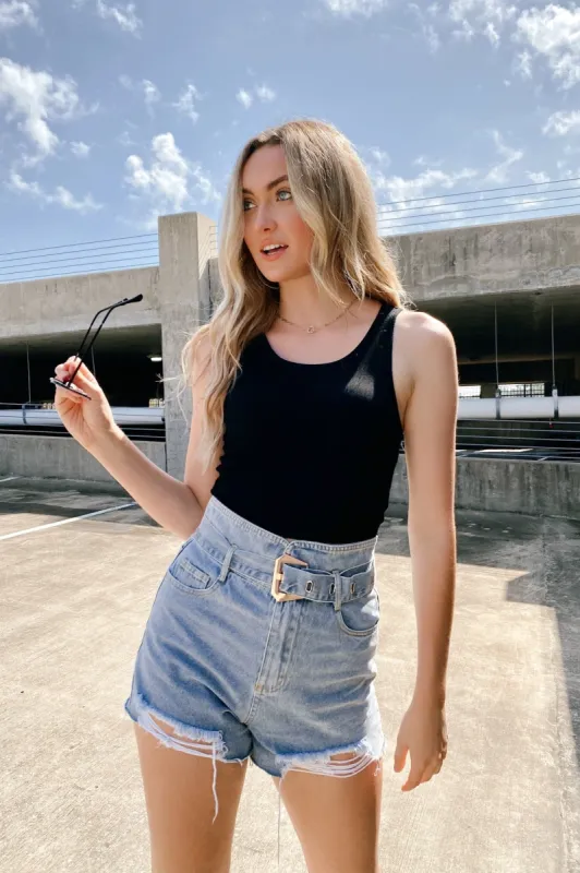 Casual Travel Ribbed Crop Tank Top - FINAL SALE sold by Madison + Mallory