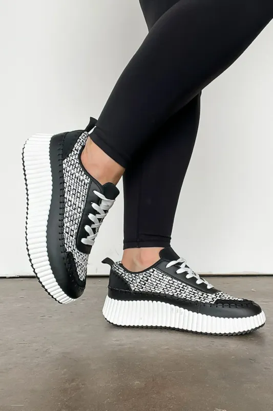 Casarah Blanket Stitch Platform Sneakers - FINAL SALE sold by Madison + Mallory