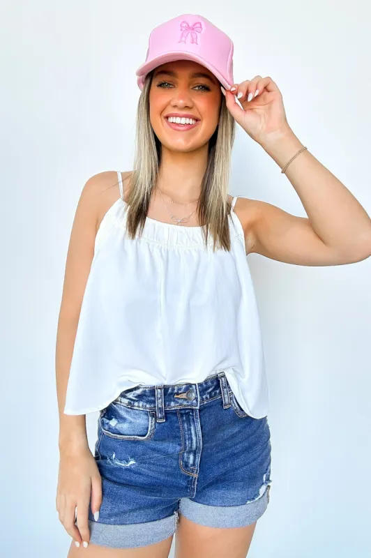 Asha Ruched Flowy Tank Top - FINAL SALE sold by Madison + Mallory