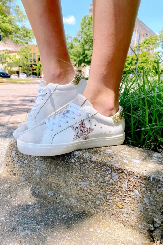 Vintage Havana Cora Star Sneakers - White Multi - FINAL SALE sold by Madison + Mallory