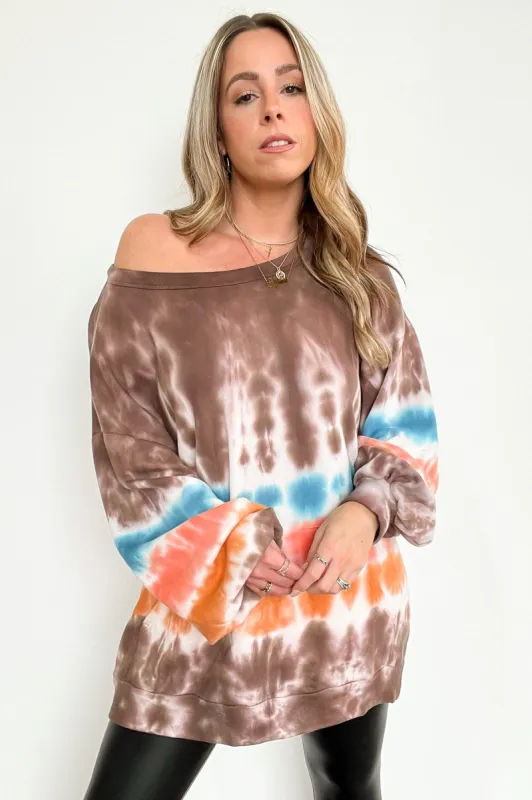 Beckee Tie Dye Pocket Pullover - FINAL SALE sold by Madison + Mallory