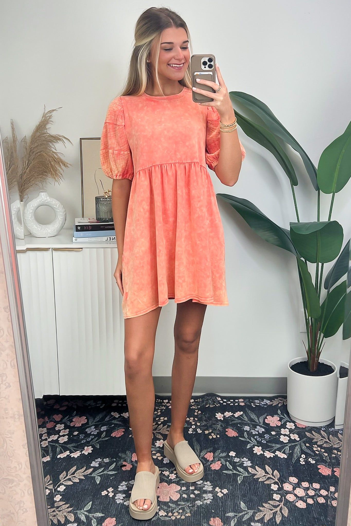 Faunna Puff Sleeve Dress - BACK IN STOCK sold by Madison + Mallory product image thumbnail 3