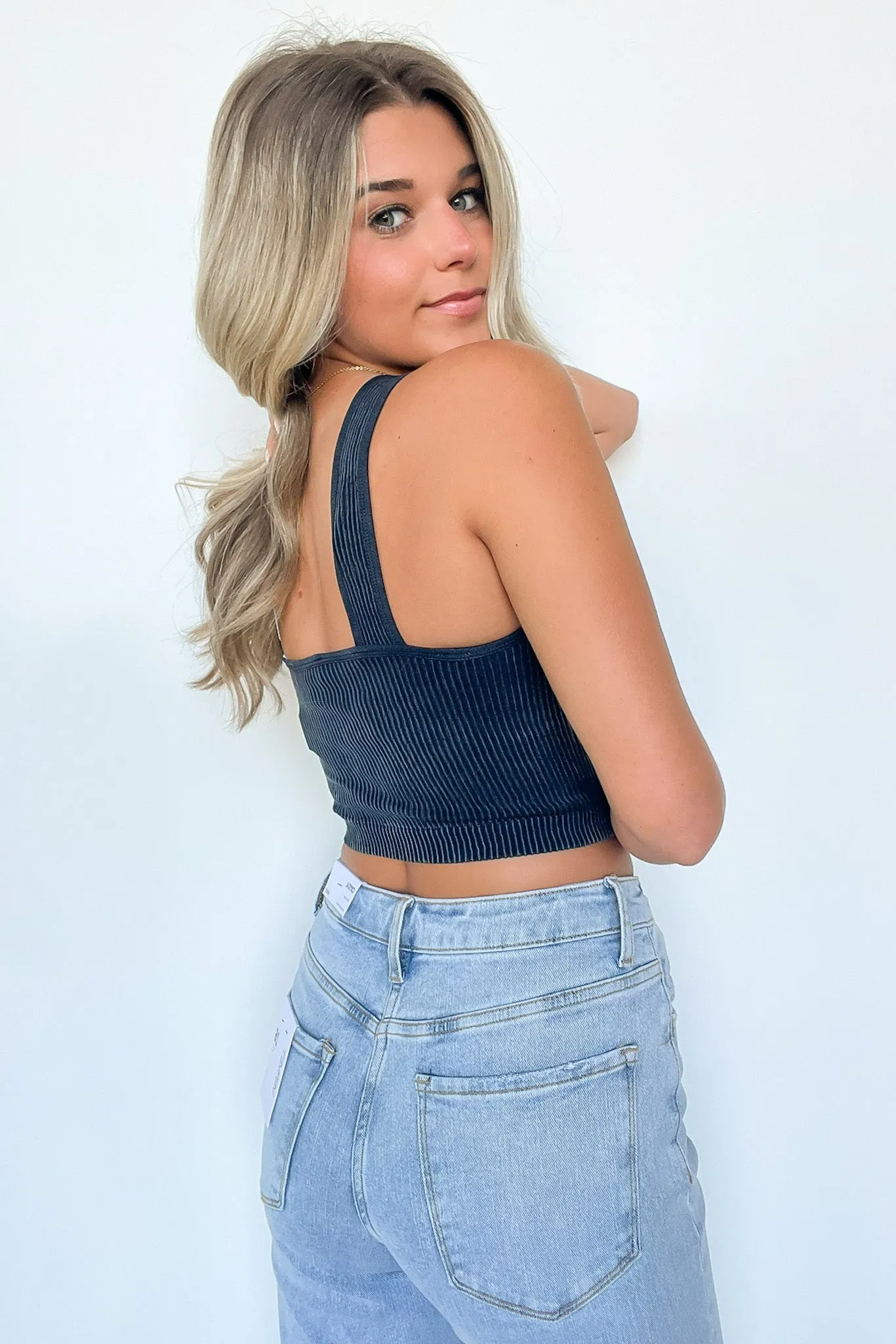 Annmarie Ribbed Seamless Tank Top - FINAL SALE sold by Madison + Mallory product image thumbnail 4