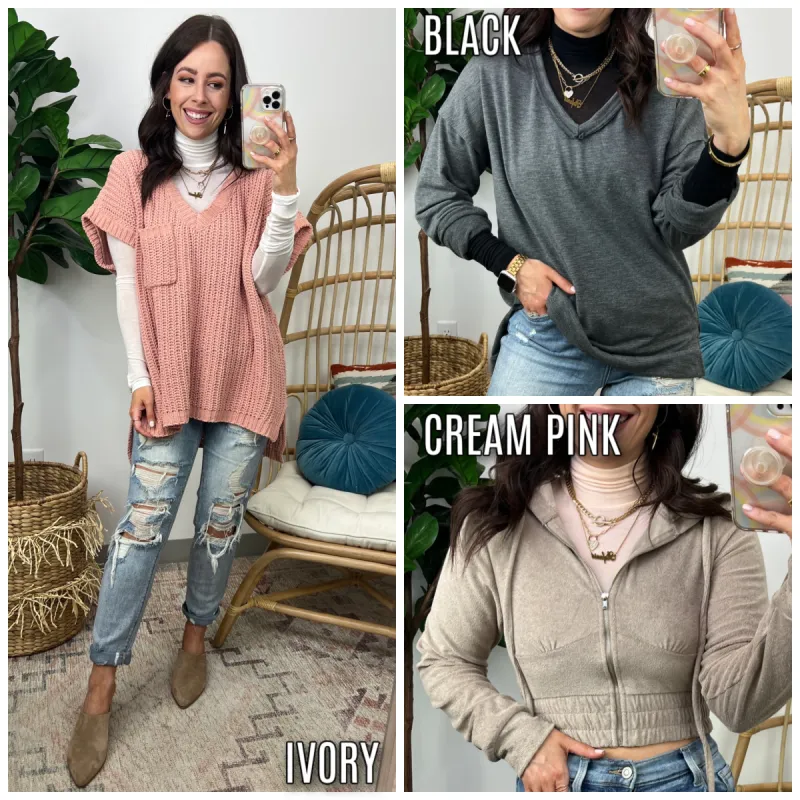Abreanna Sheer Tencel Turtleneck Top - FINAL SALE sold by Madison + Mallory