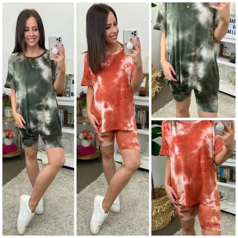 Buzzworthy Tie Dye Biker Shorts - FINAL SALE sold by Madison + Mallory