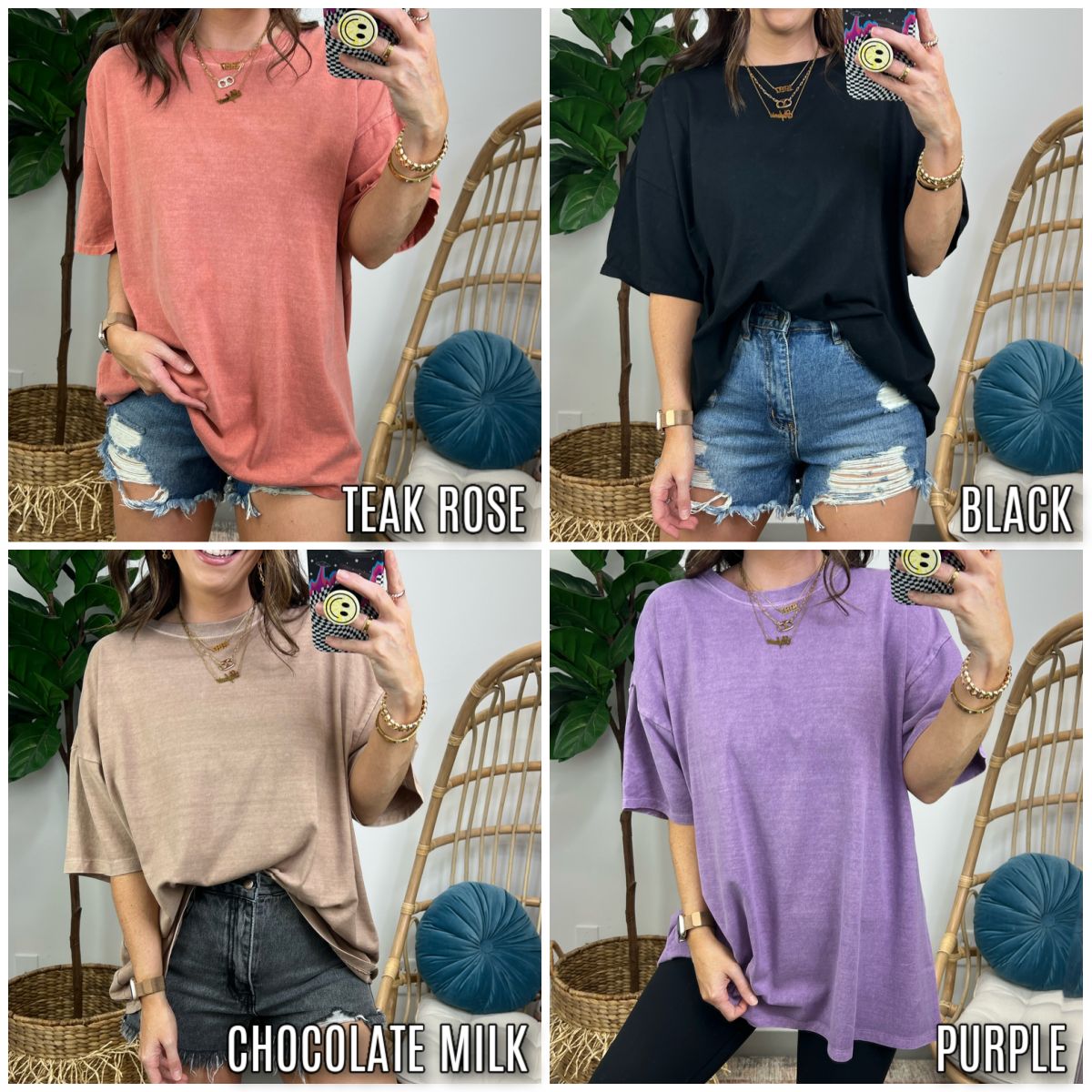 Cool and Chill Relaxed Fit Top sold by Madison + Mallory