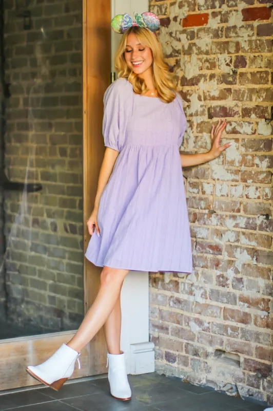 Blissed Out Puff Sleeve Flowy Dress - FINAL SALE sold by Madison + Mallory
