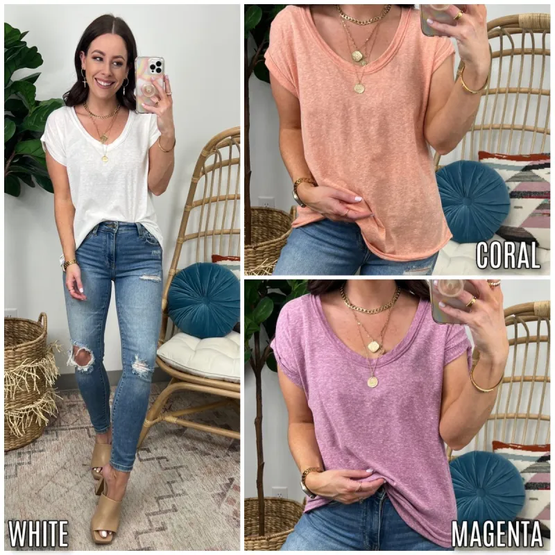 Ola Short Sleeve Relaxed Top - FINAL SALE sold by Madison + Mallory