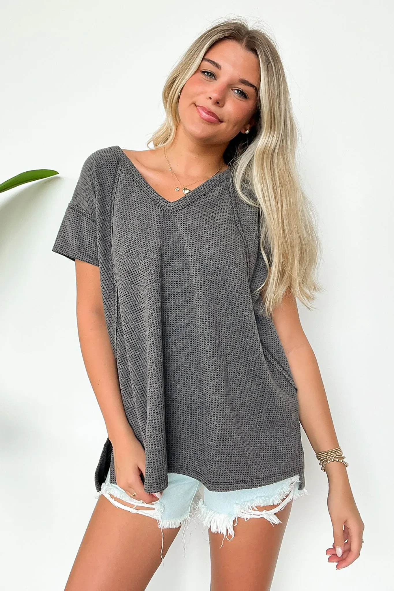 Brynn V-Neck Flowy Top - FINAL SALE sold by Madison + Mallory product image thumbnail 5