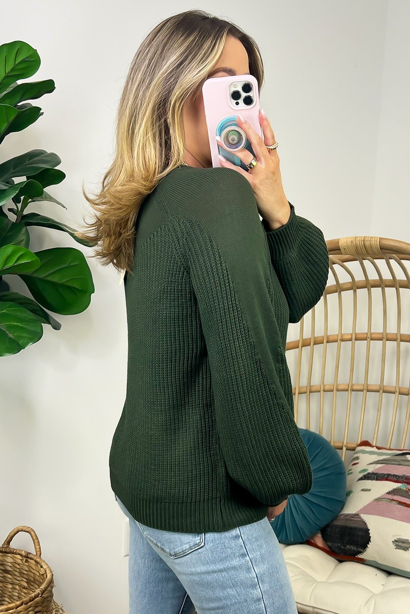 Vesper Balloon Sleeve Knit Sweater - FINAL SALE sold by Madison + Mallory product image thumbnail 4