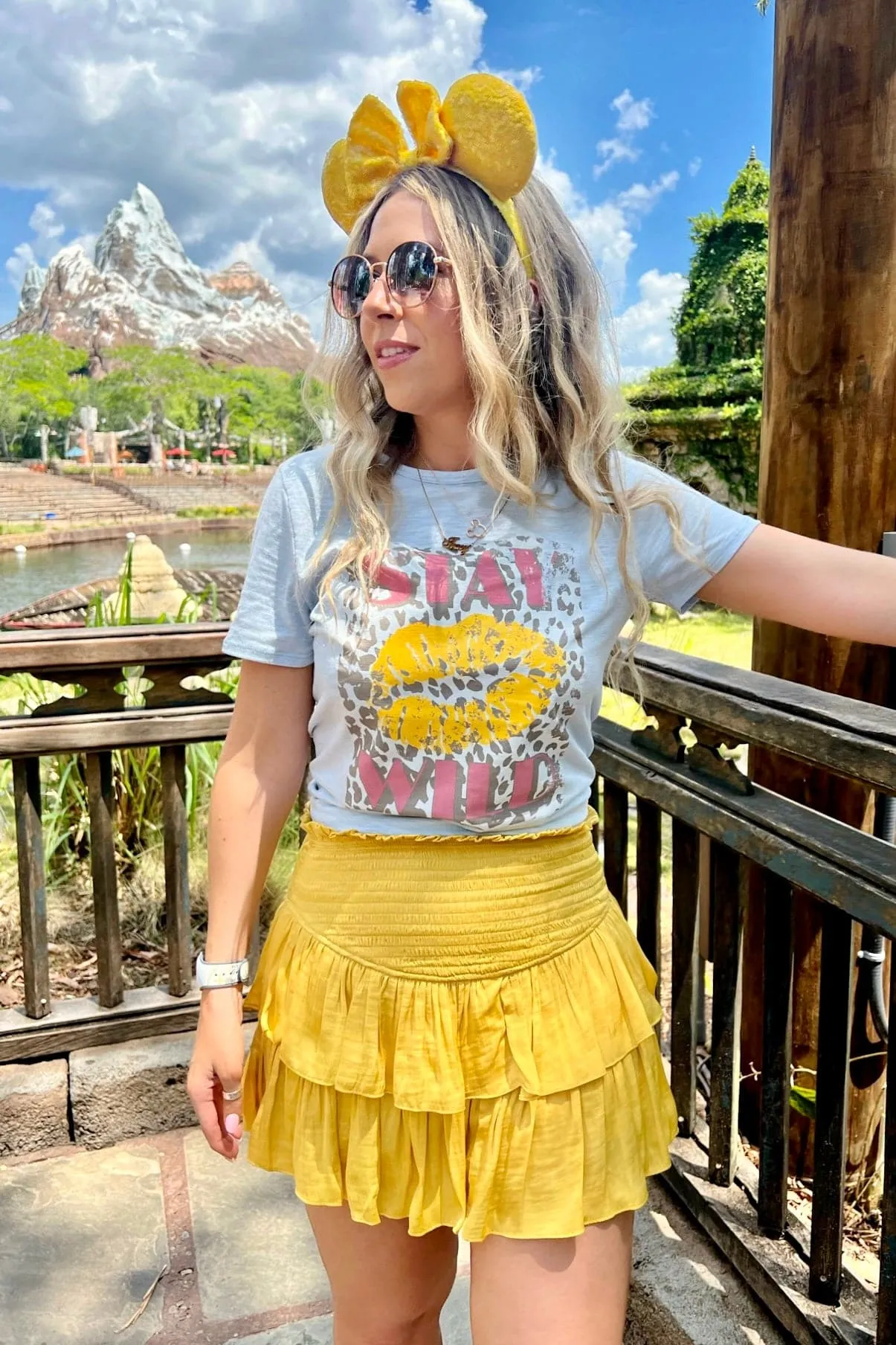 Stay Wild Animal Print Kiss Graphic Tee - FINAL SALE sold by Madison + Mallory product image thumbnail 4