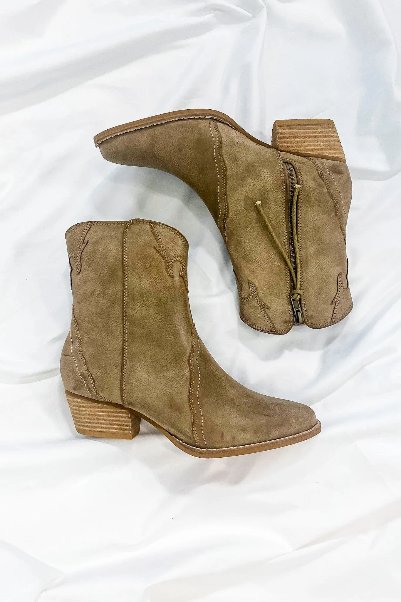 New Frontier Western Booties - FINAL SALE sold by Madison + Mallory
