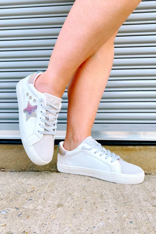 Vintage Havana Fara Star Sneakers - White Multi - FINAL SALE made by Vintage Havana