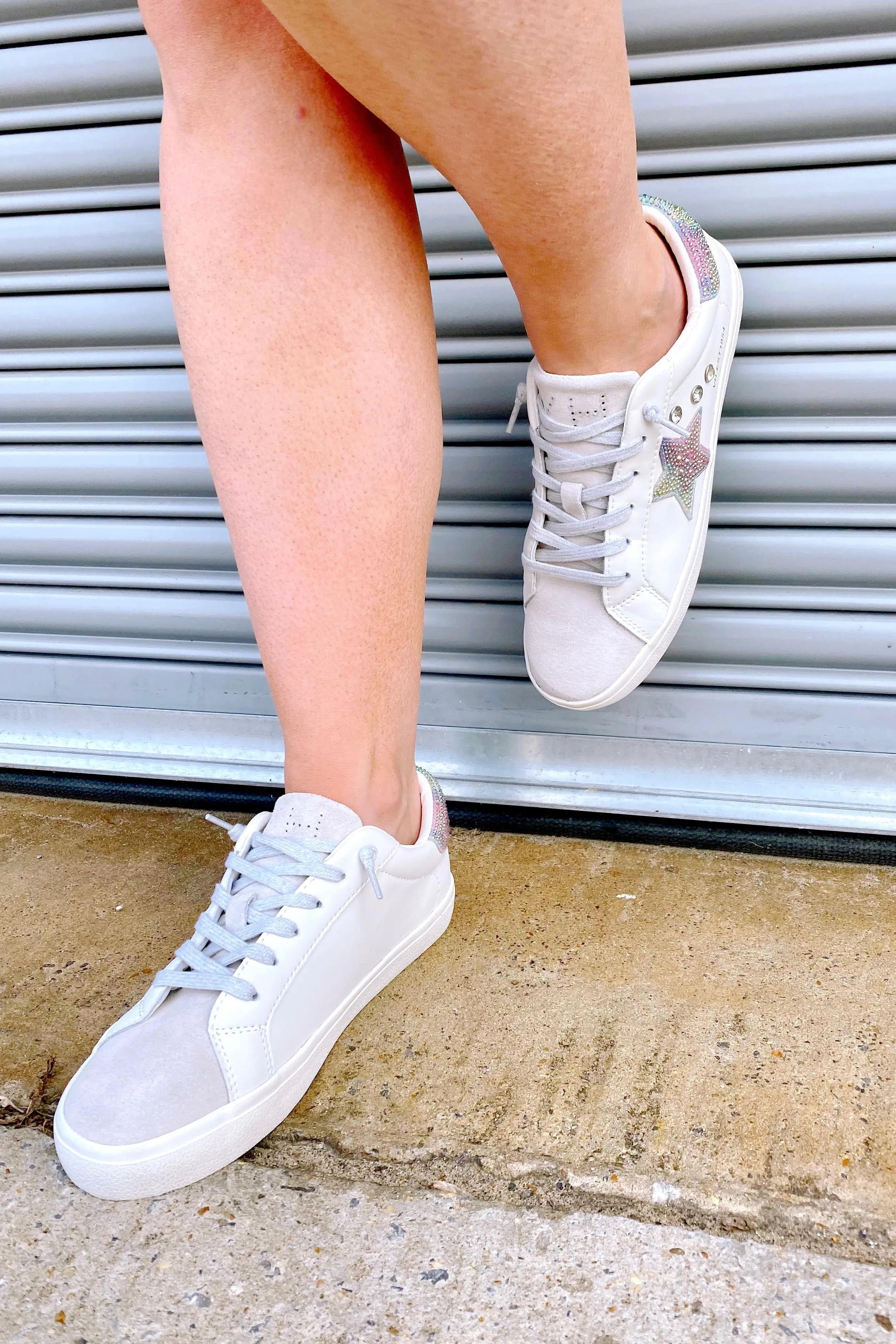 Vintage Havana Fara Star Sneakers - White Multi - FINAL SALE sold by Madison + Mallory product image thumbnail 2