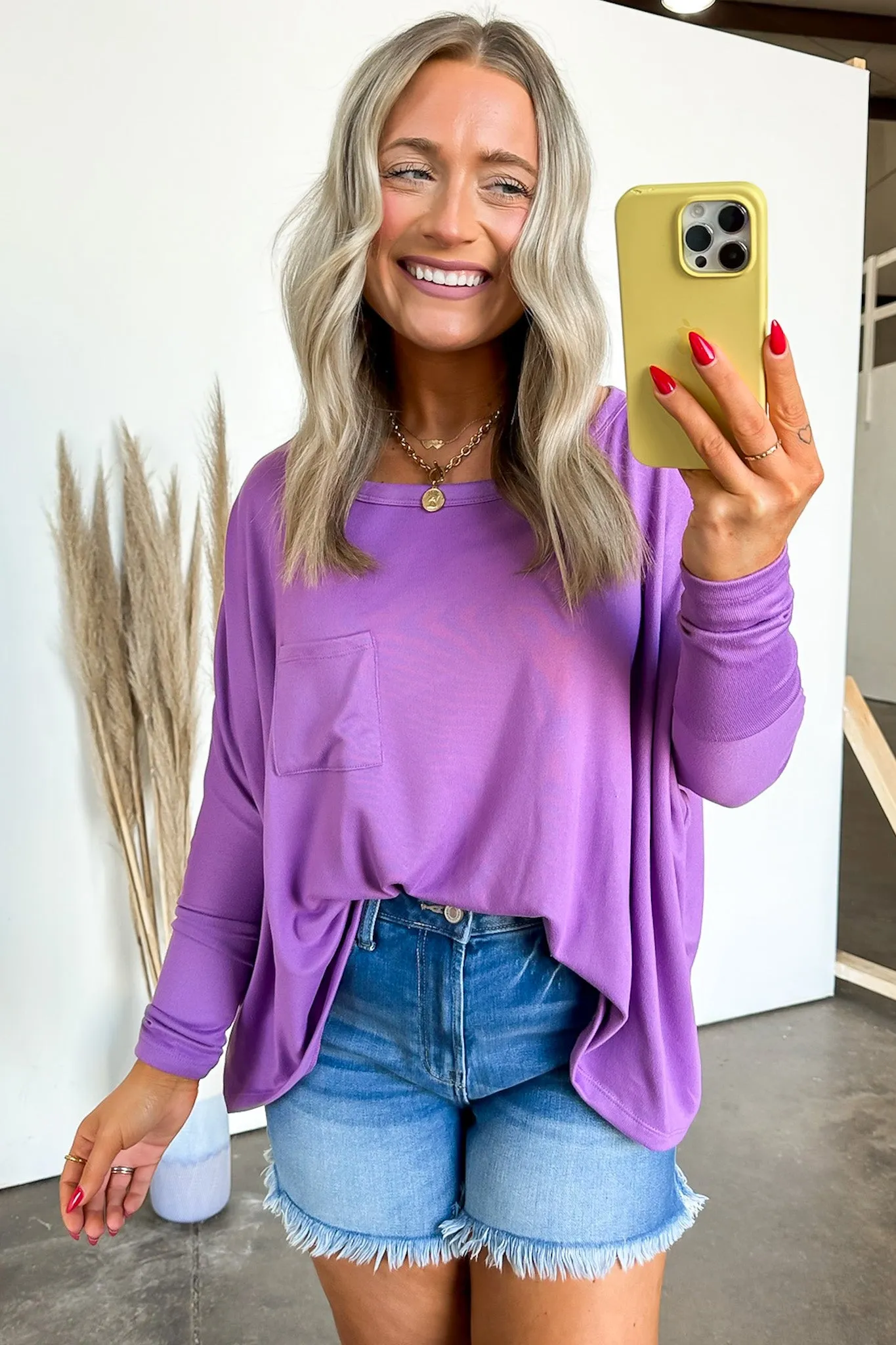 Sarafina Dolman Sleeve Pocket Top - FINAL SALE sold by Madison + Mallory product image thumbnail 2