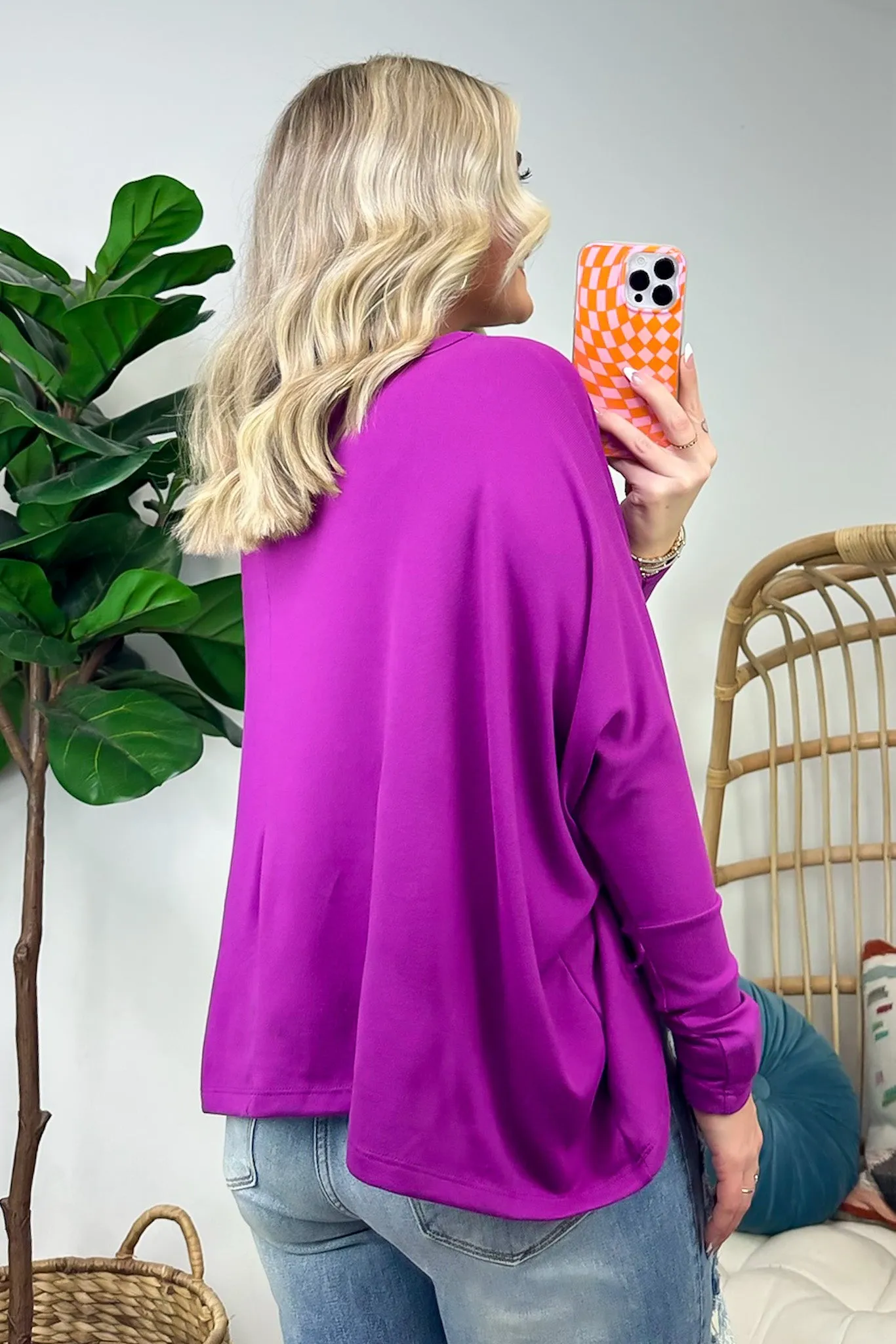 Sarafina Dolman Sleeve Pocket Top - FINAL SALE sold by Madison + Mallory product image thumbnail 5