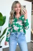 Freshly Floral Button Down Top - FINAL SALE sold by Madison + Mallory