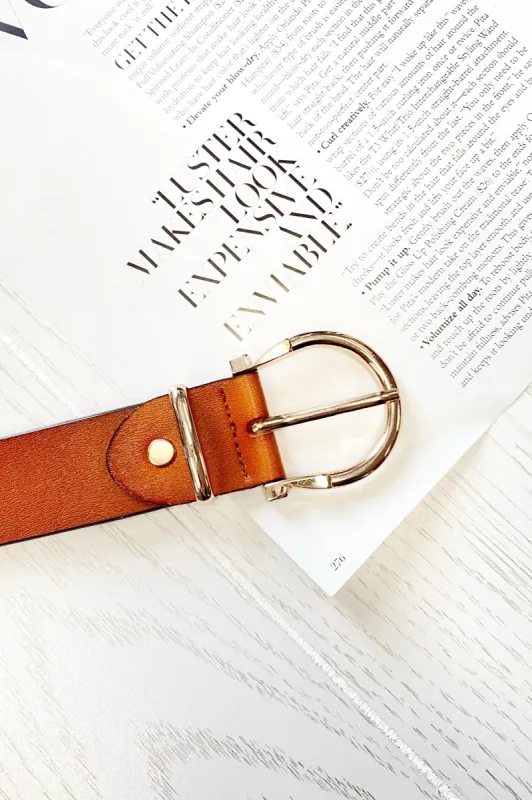 Triple Crown Horseshoe Buckle Belt - FINAL SALE sold by Madison + Mallory