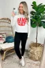 Game Day Graphic Cropped Long Sleeve Tee - FINAL SALE sold by Madison + Mallory