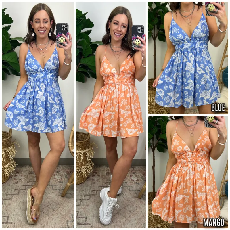 Sunny Gleam Floral Print Tiered Dress - FINAL SALE sold by Madison + Mallory