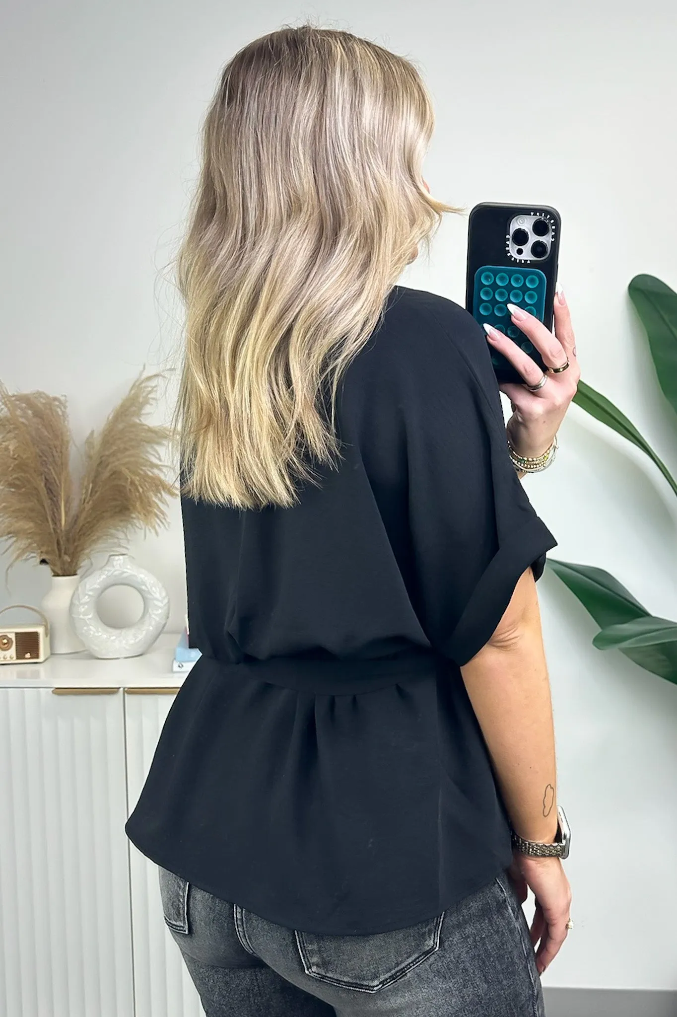 Alluring Magic Surplice Tie Front Top - FINAL SALE sold by Madison + Mallory product image thumbnail 3