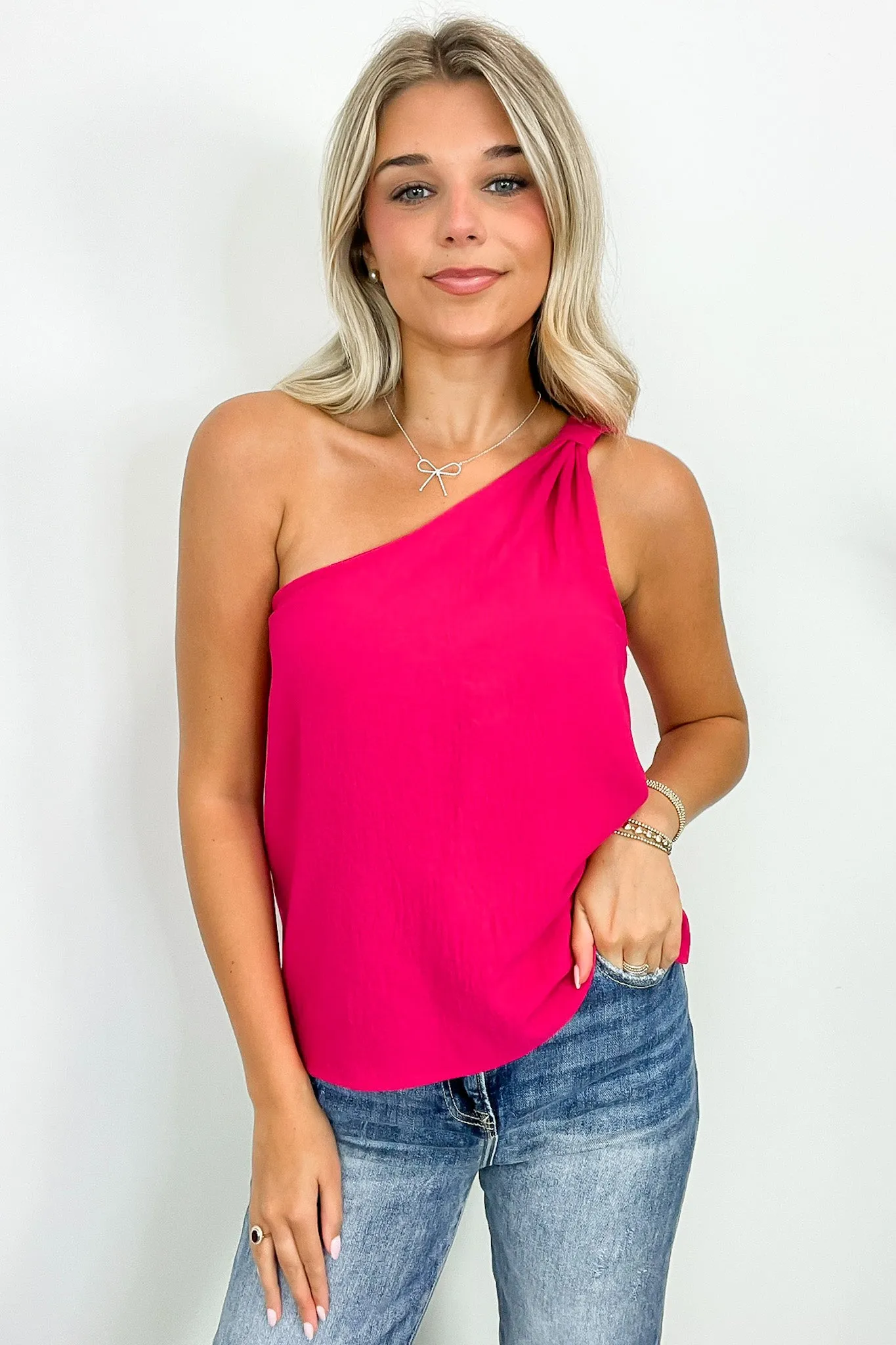 Effortless Personality One Shoulder Top - FINAL SALE sold by Madison + Mallory product image thumbnail 3
