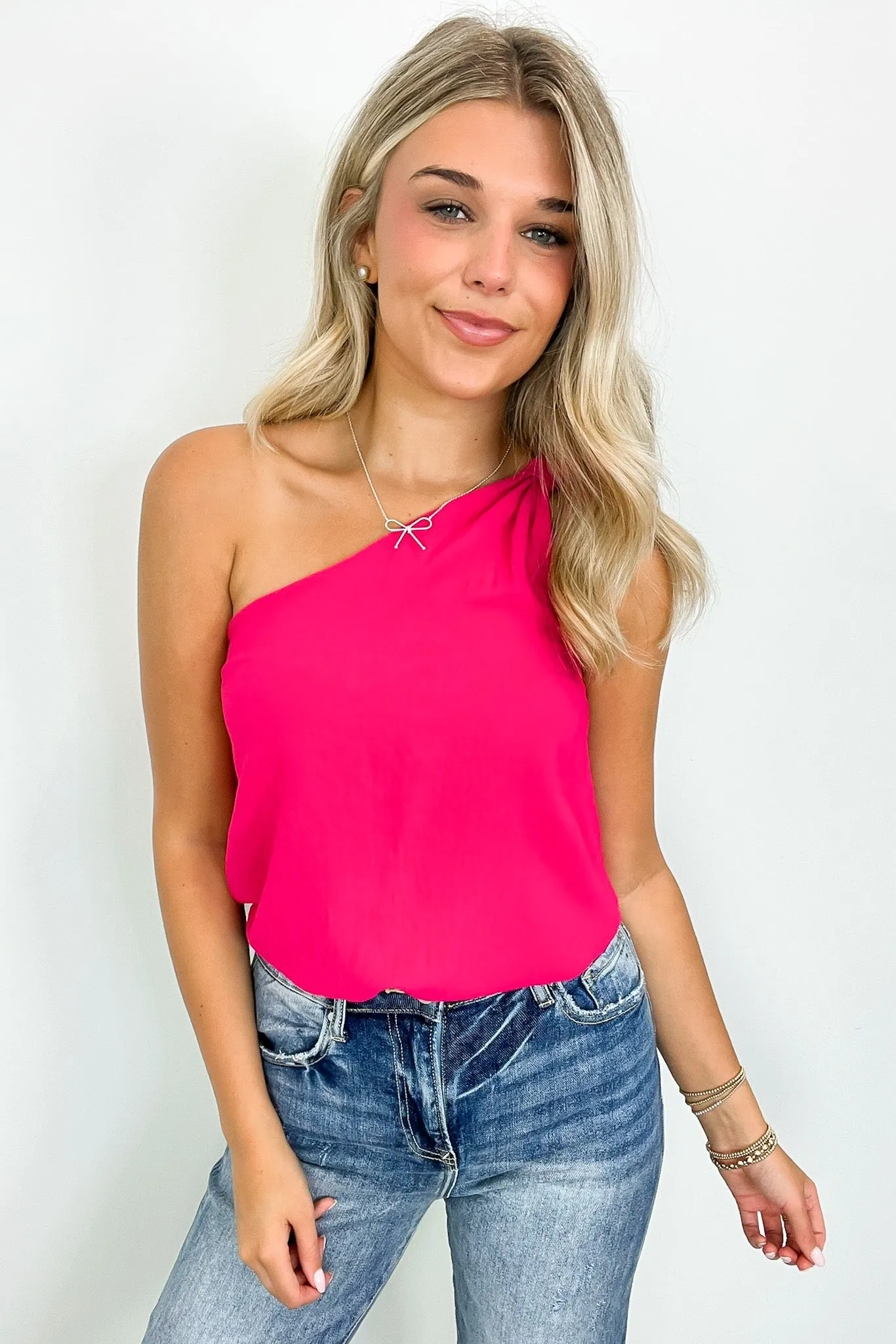 Effortless Personality One Shoulder Top - FINAL SALE sold by Madison + Mallory product image thumbnail 4