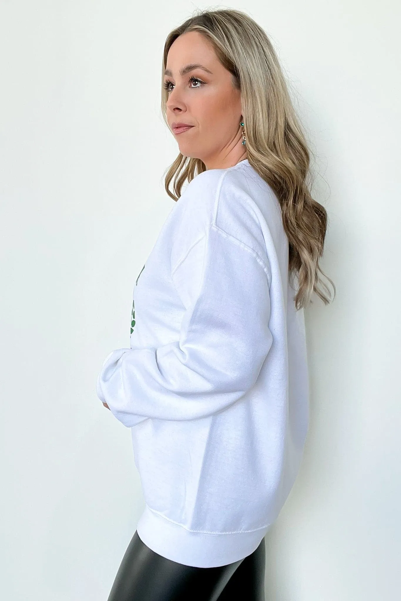 North Pole University Oversized Graphic Sweatshirt - FINAL SALE sold by Madison + Mallory product image thumbnail 4