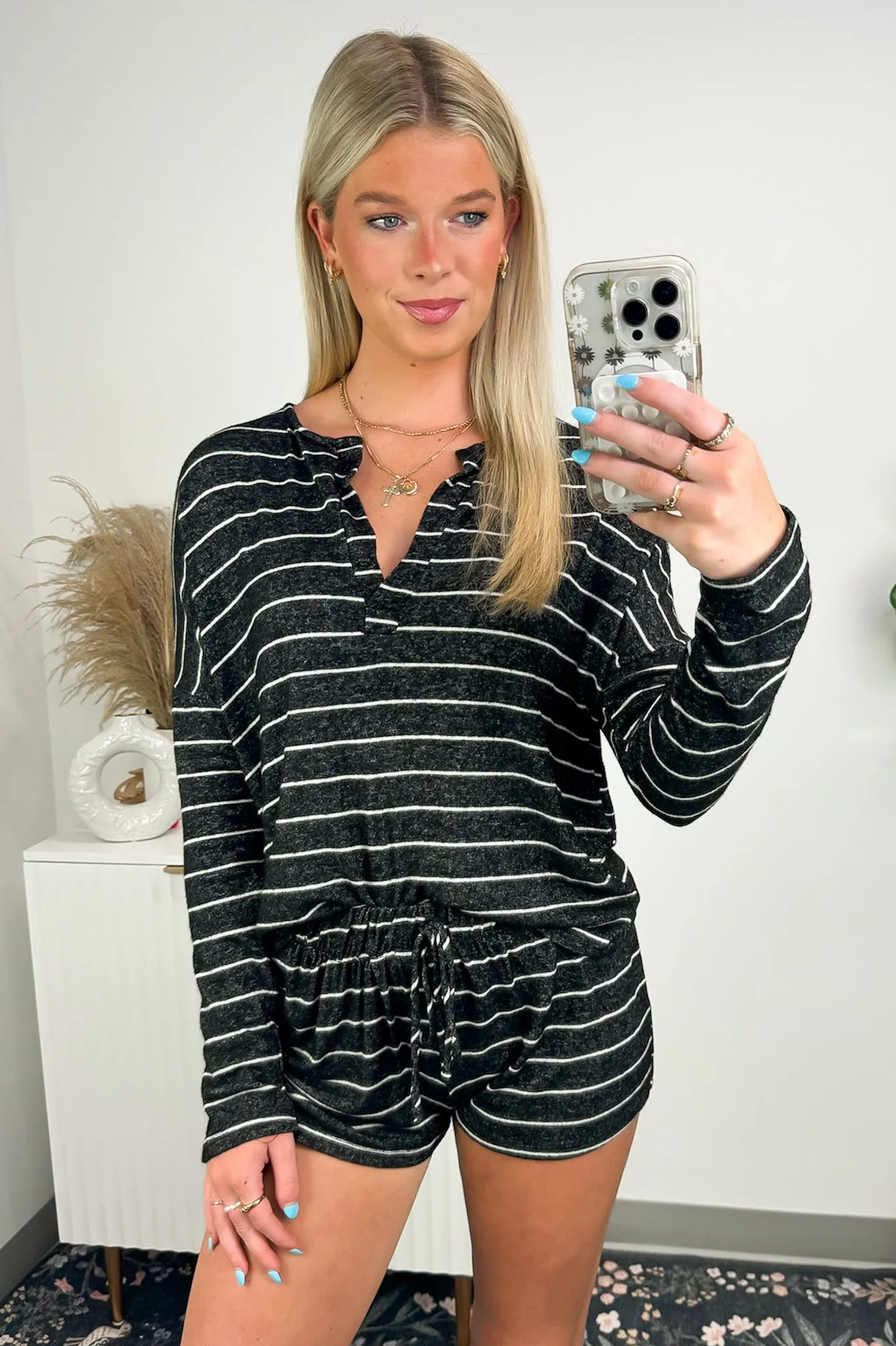 Charley Ribbed Striped Top and Shorts Set - FINAL SALE sold by Madison + Mallory product image thumbnail 4