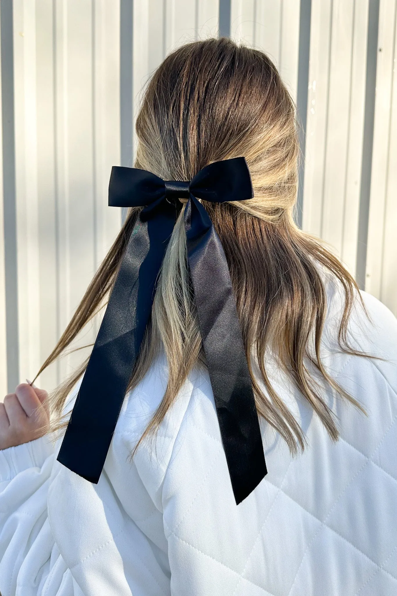Adored Persona Satin Bow Hair Clips - FINAL SALE sold by Madison + Mallory product image thumbnail 3