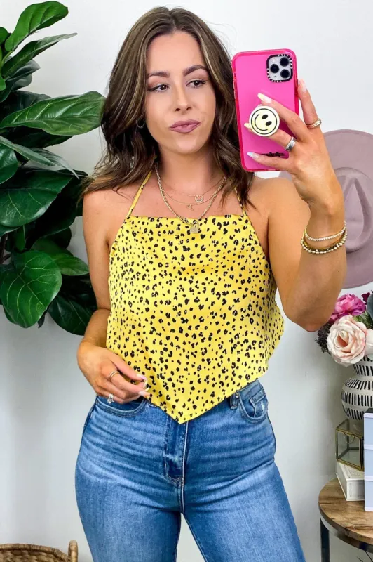 Trend Seeker Animal Print Handkerchief Top - FINAL SALE sold by Madison + Mallory