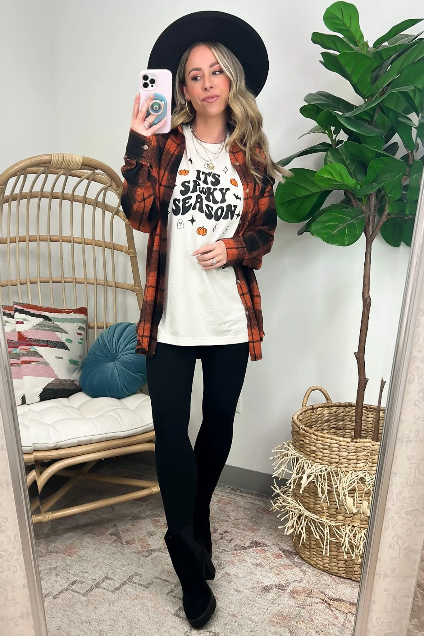 It's Spooky Season Retro Graphic Tee - FINAL SALE sold by Madison + Mallory product image thumbnail 3