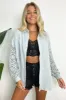 Desiree Crochet Sleeve Button Down Top - FINAL SALE sold by Madison + Mallory