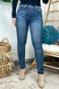Kiersey High Waist Side Slit Released Hem Skinny Jeans - Judy Blue - FINAL SALE sold by Madison + Mallory