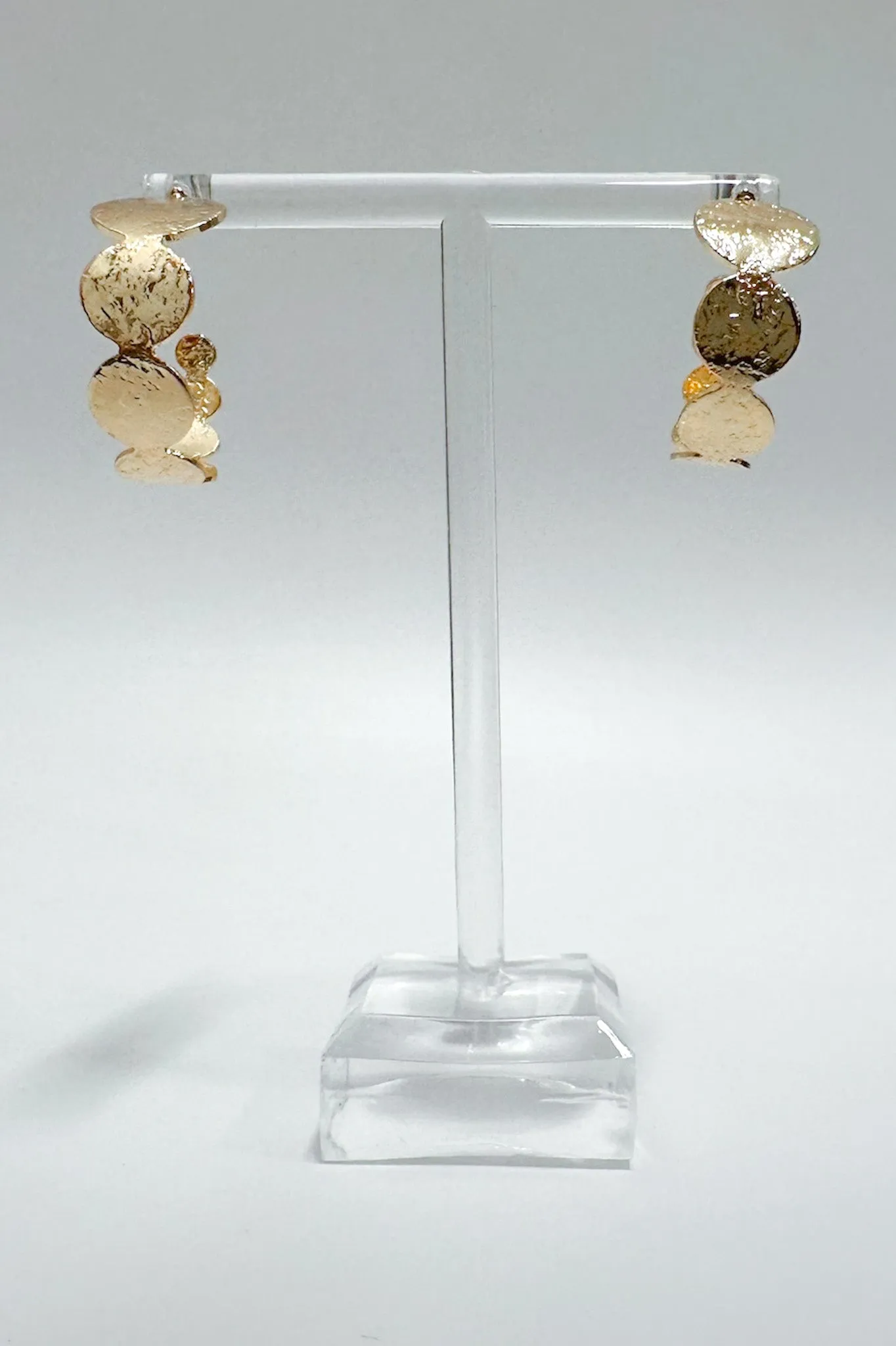 Abeni Graduated Round Hoop Earrings sold by Madison + Mallory product image thumbnail 2