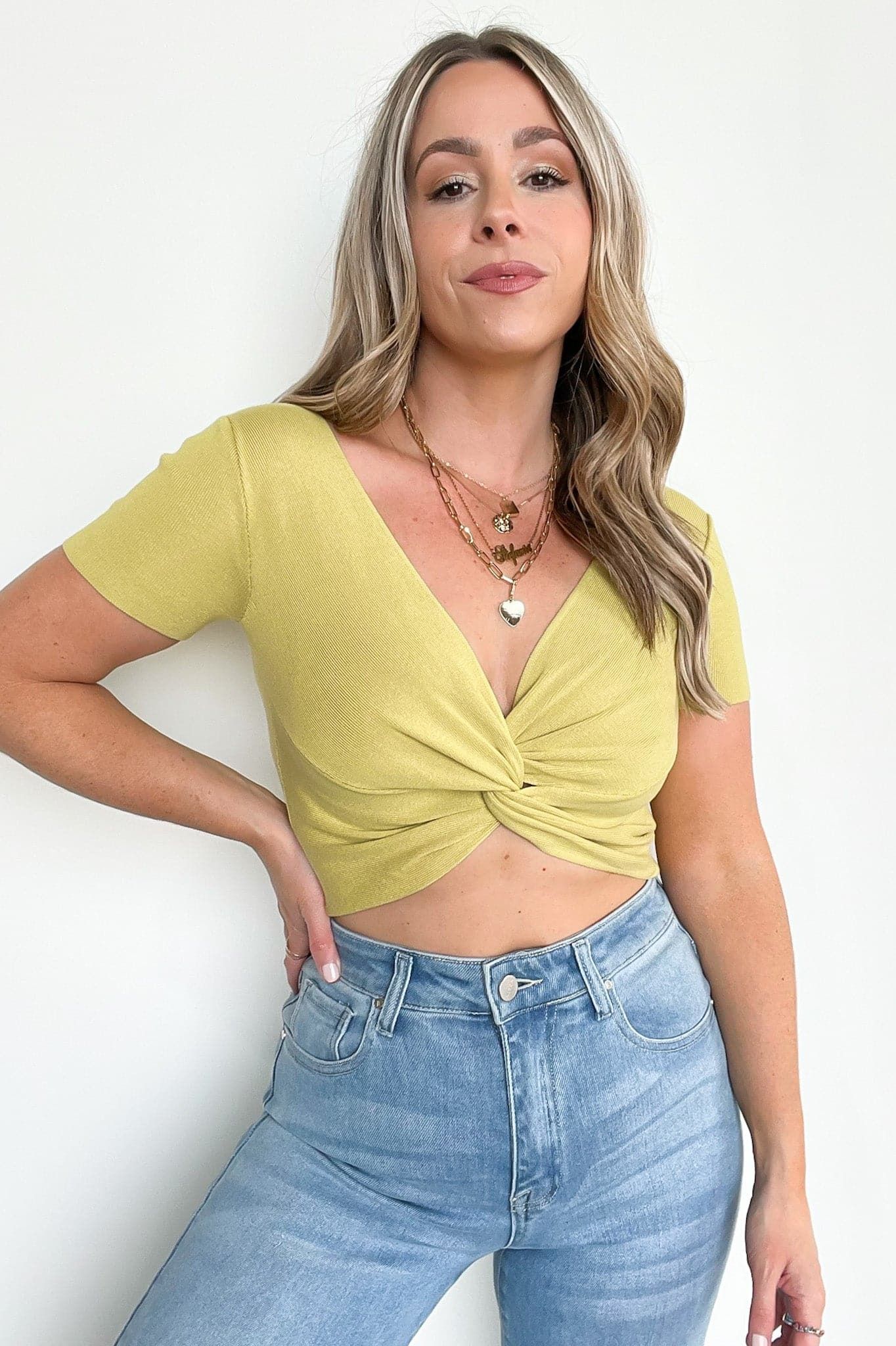 Alecia Twist Front Top - FINAL SALE sold by Madison + Mallory