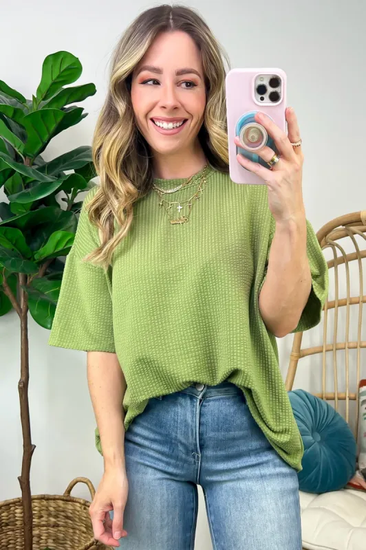 Colettie Jacquard Knit Top - FINAL SALE sold by Madison + Mallory