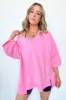 Cohen Relaxed Fit V-Neck Top - FINAL SALE sold by Madison + Mallory