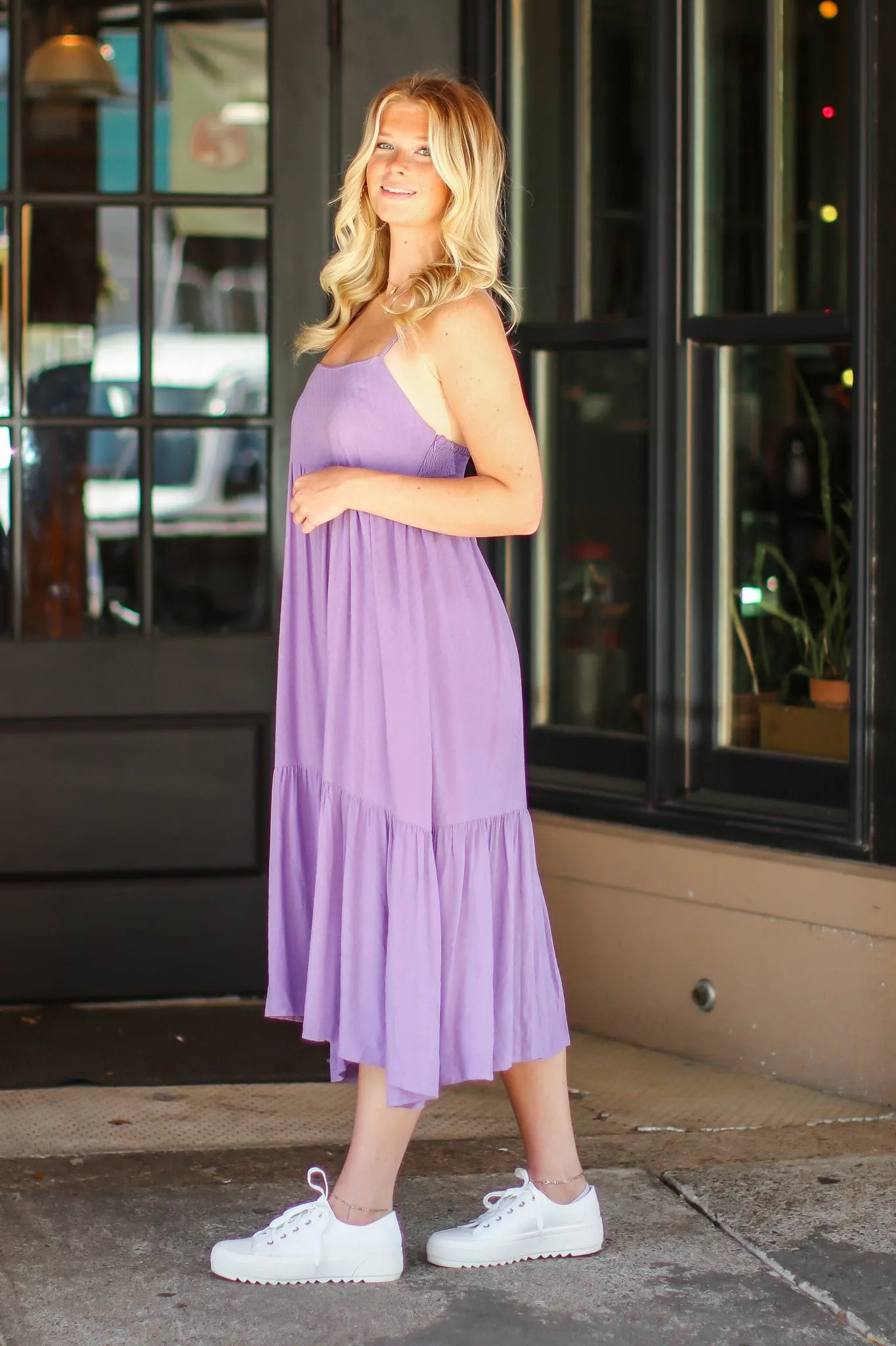 Chic Approach Flowy Tiered Dress - FINAL SALE sold by Madison + Mallory product image thumbnail 5