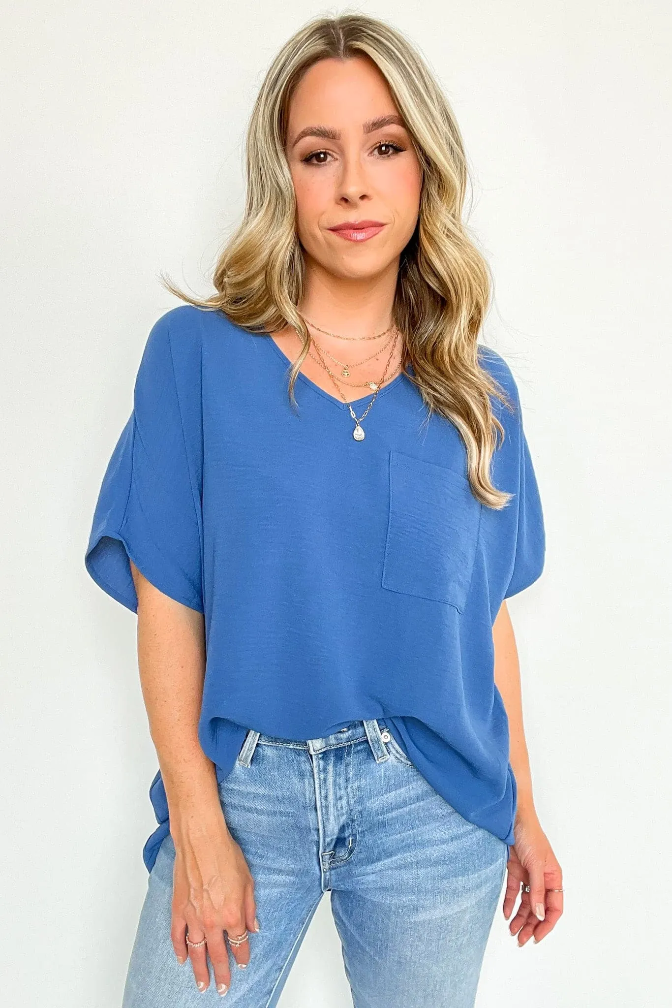 Gisella V-Neck Dolman Top - FINAL SALE sold by Madison + Mallory product image thumbnail 5