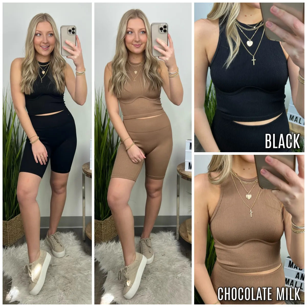 Change of Direction High Neck Crop Top - FINAL SALE sold by Madison + Mallory